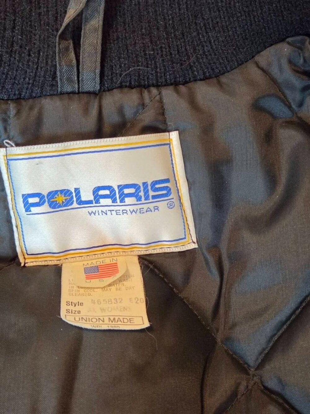 Vintage Polaris Winterware Snowmobile Jacket Sz XL Womens - Picture 11 of 12